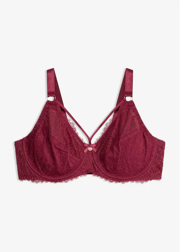Soutien-gorge minimiseur &agrave; lani&egrave;res d&eacute;coratives, bonprix