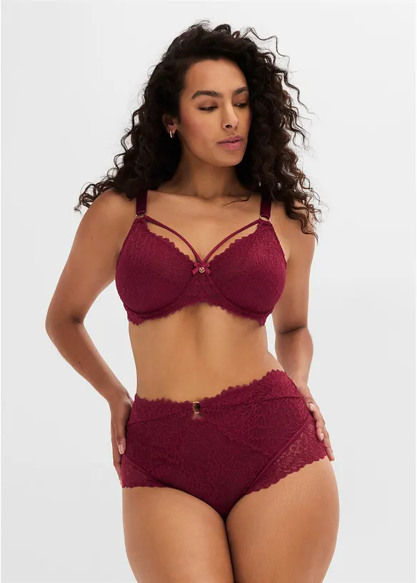 Soutien-gorge minimiseur &agrave; lani&egrave;res d&eacute;coratives, bonprix