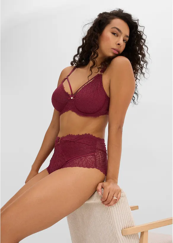 Soutien-gorge minimiseur &agrave; lani&egrave;res d&eacute;coratives, bonprix
