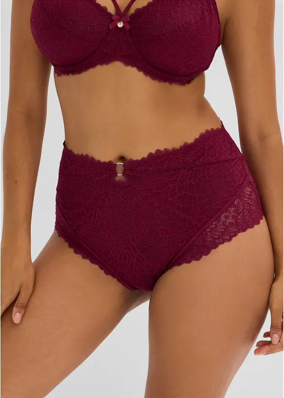 Culotte taille haute en dentelle, bonprix