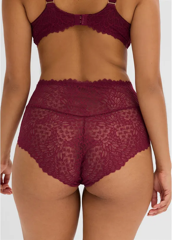 Culotte taille haute en dentelle, bonprix