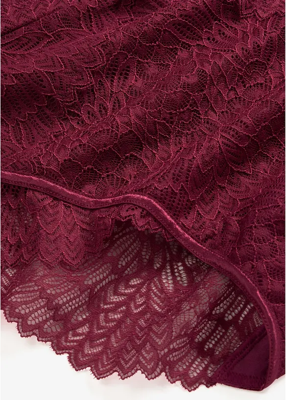 Culotte taille haute en dentelle, bonprix