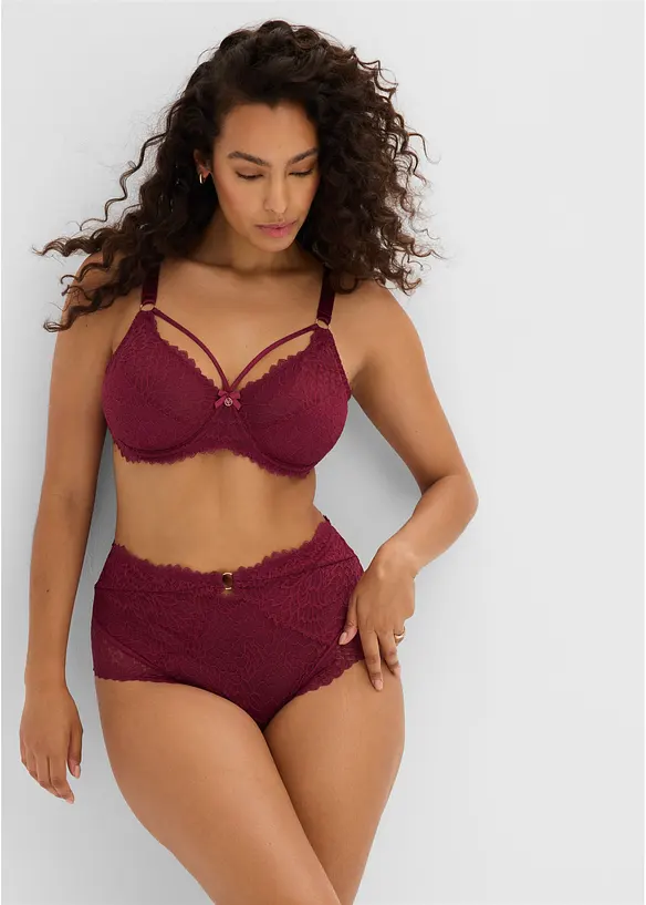 Culotte taille haute en dentelle, bonprix