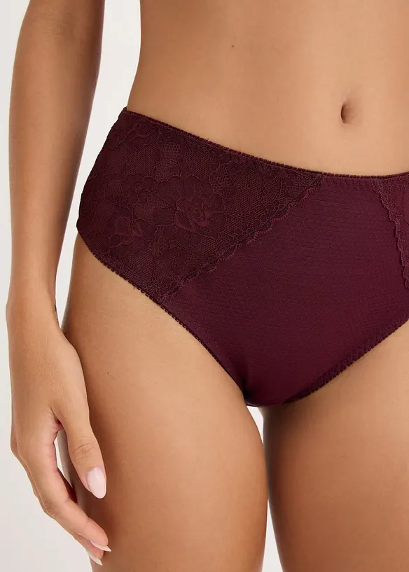 Slip maxi avec dentelle graphique, bonprix