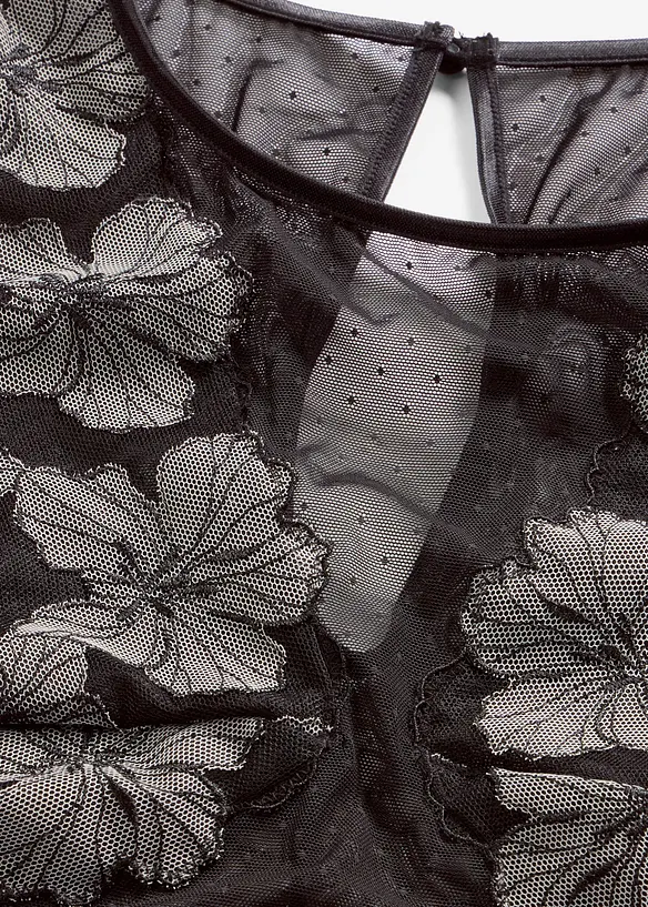 Body-string avec une jolie broderie, bonprix