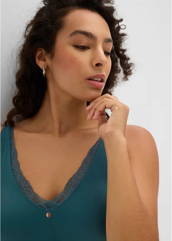 Soutien-gorge bralette minimiseur avec dentelle, sans armatures, bonprix