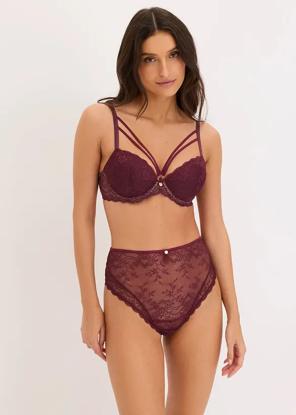 Soutien-gorge &agrave; coques en dentelle, bonprix
