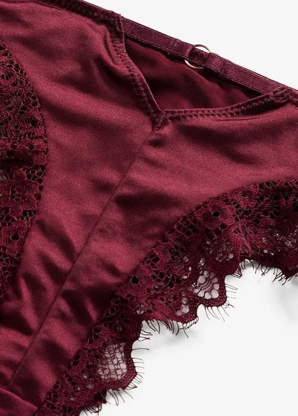 Slip br&eacute;silien avec dentelle, bonprix