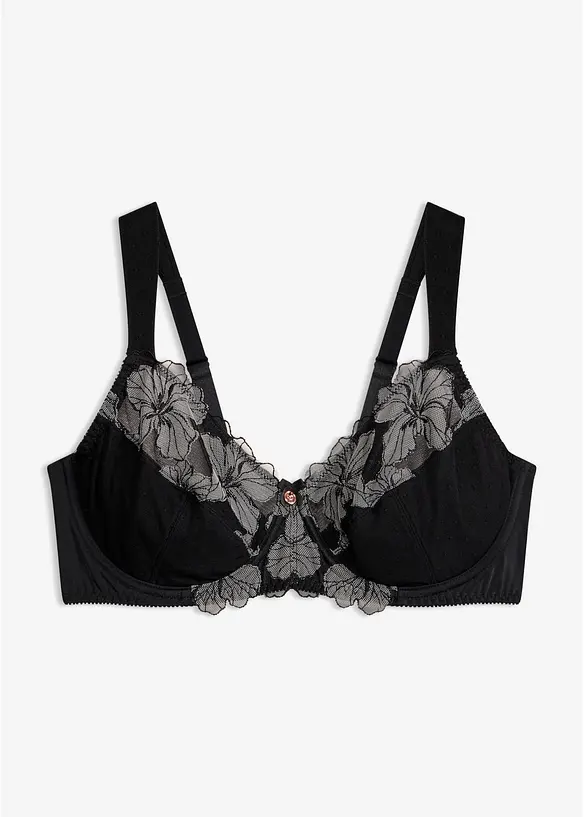 Soutien-gorge minimiseur &agrave; bretelles rembourr&eacute;es, bonprix