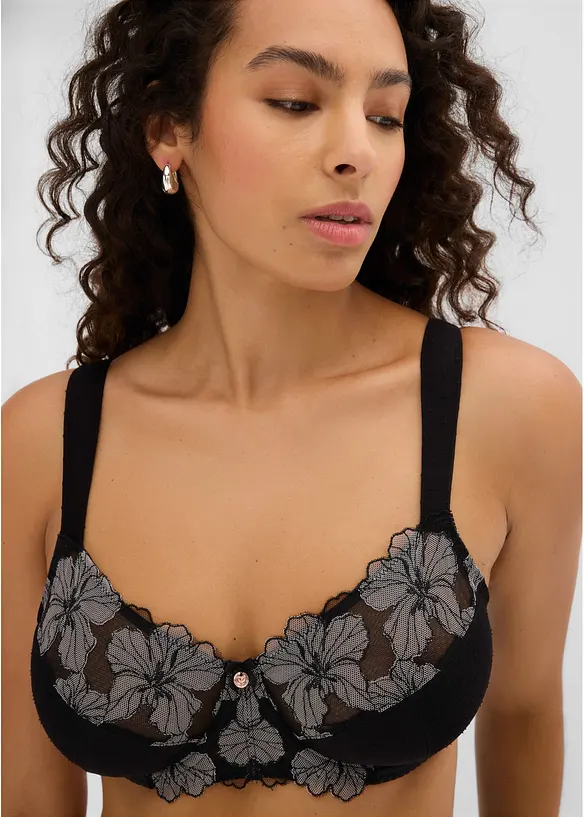 Soutien-gorge minimiseur &agrave; bretelles rembourr&eacute;es, bonprix