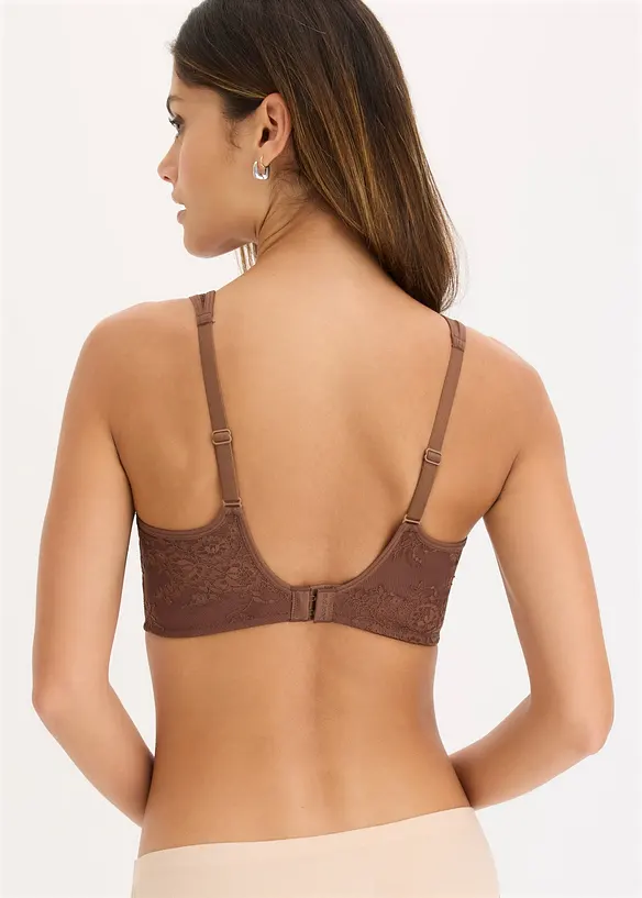 Soutien-gorge bralette Feel Comfort en dentelle &agrave; coussinets amovibles, bonprix