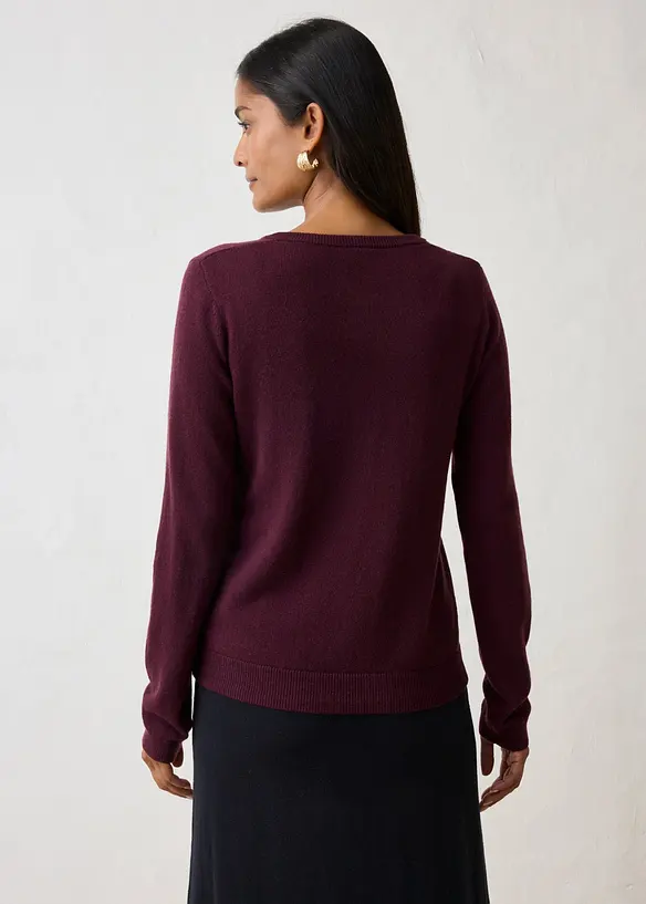 Strickjacke aus weichem Kaschmir-Mix mit Good Cashmere Standard&reg;, bonprix