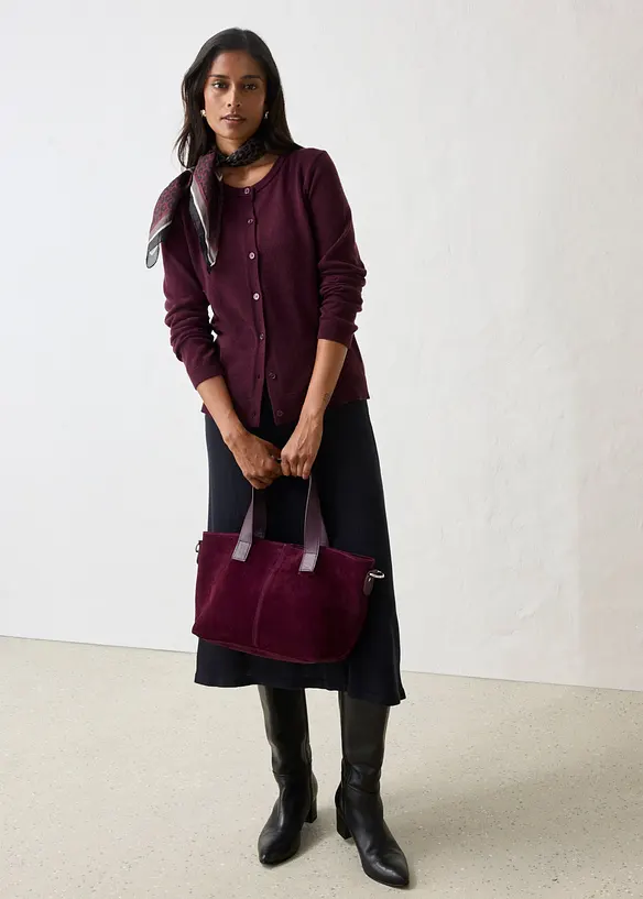 Strickjacke aus weichem Kaschmir-Mix mit Good Cashmere Standard&reg;, bonprix