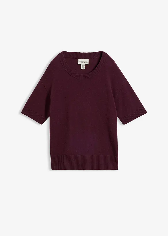 Pull oversize &agrave; manches courtes, bonprix