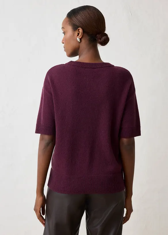 Pull oversize &agrave; manches courtes, bonprix