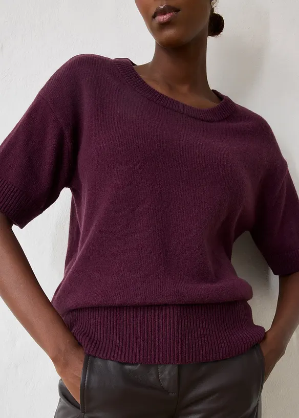 Pull oversize &agrave; manches courtes, bonprix