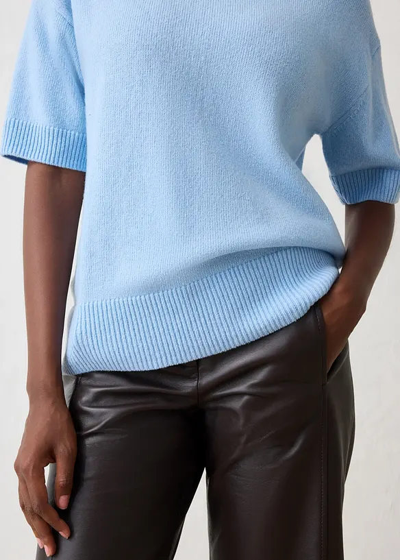 Pull oversize &agrave; manches courtes, bonprix