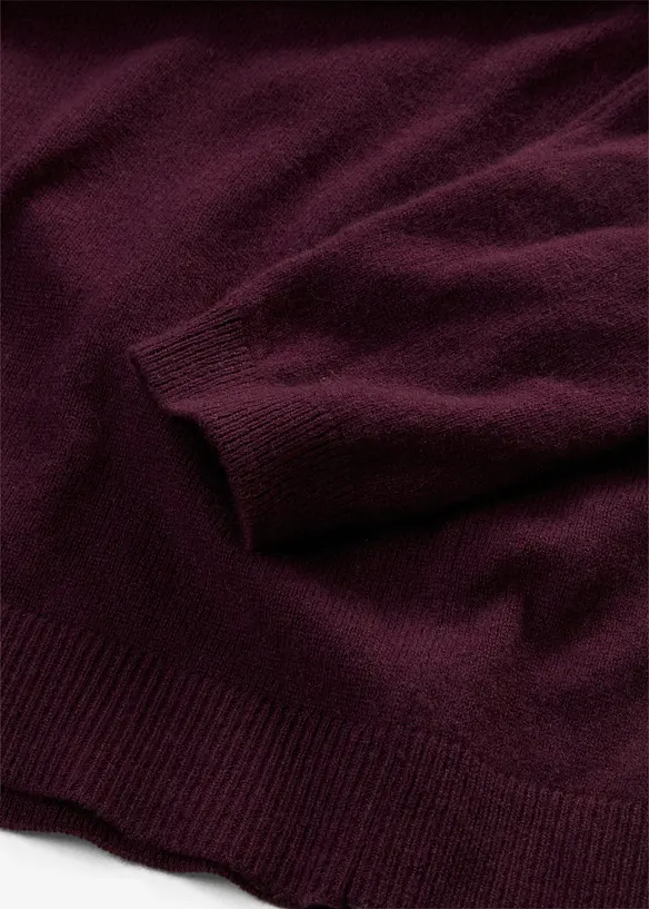 Pull col roul&eacute; doux avec cachemire Good Cashmere Standard&reg;, bonprix