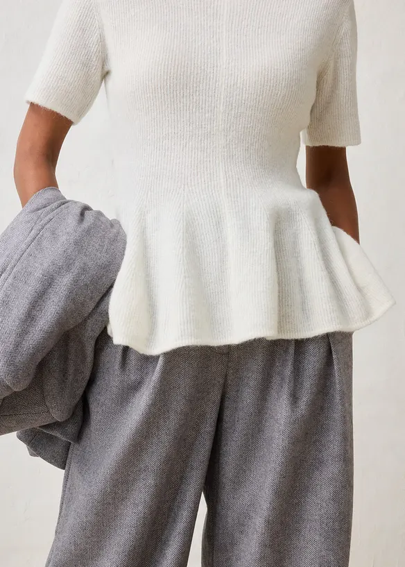 Pull &agrave; basques, bonprix