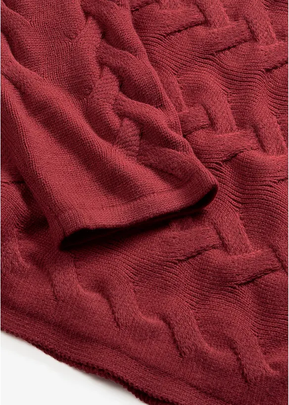 Pull en maille &agrave; torsades, bonprix
