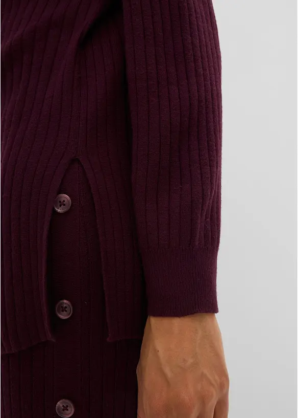 Viskose-Mix Pullover mit Deko Knopfleiste, bonprix