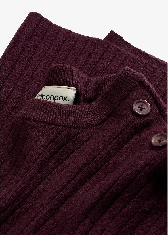 Viskose-Mix Pullover mit Deko Knopfleiste, bonprix