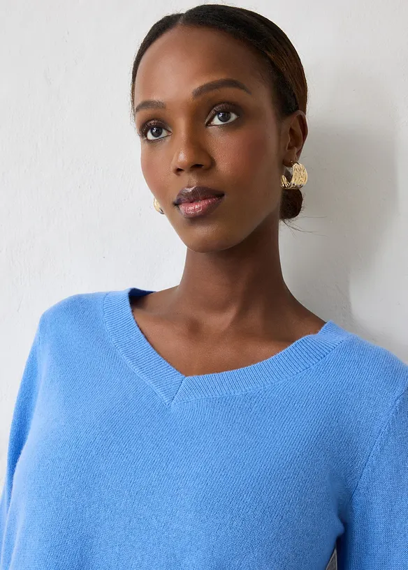 Pullover aus weichem Kaschmir-Mix mit Good Cashmere Standard&reg;, bonprix
