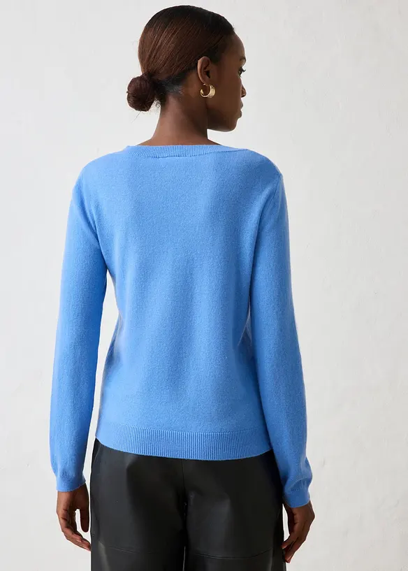 Pullover aus weichem Kaschmir-Mix mit Good Cashmere Standard&reg;, bonprix