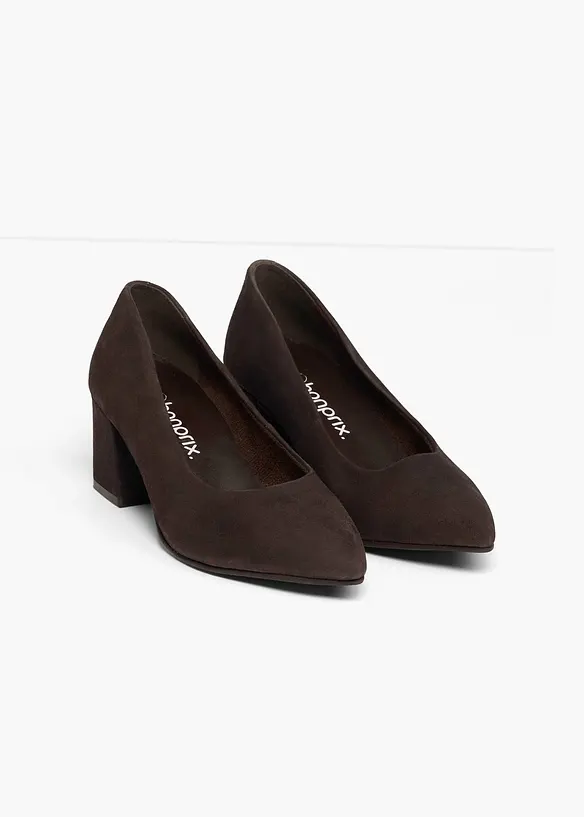 Escarpins en cuir, bonprix