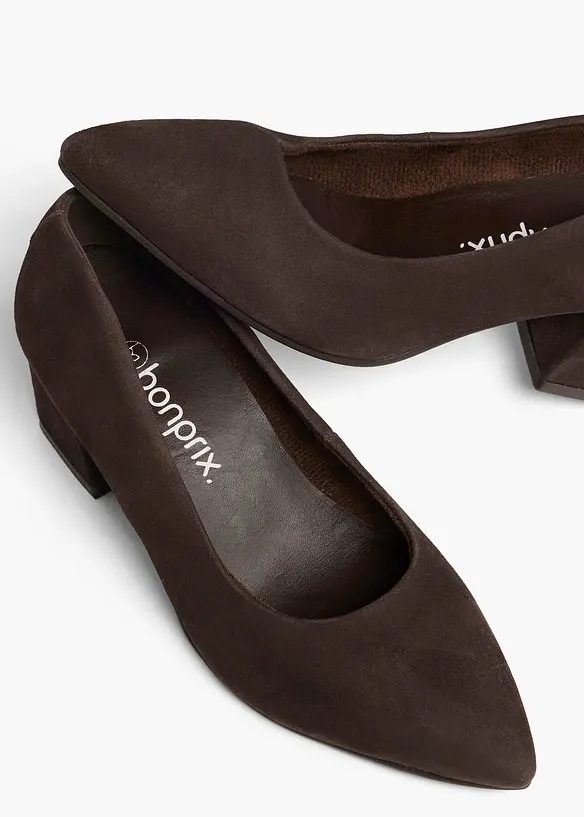 Escarpins en cuir, bonprix