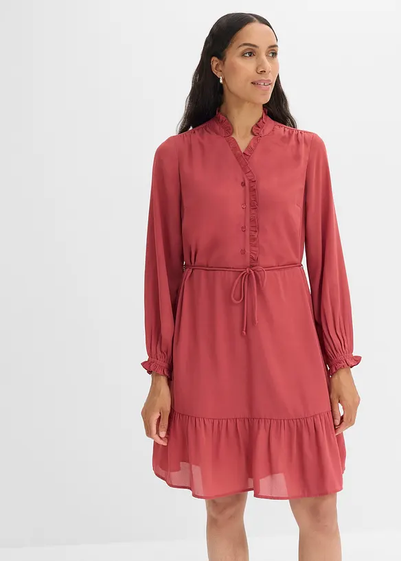 Ausgestelltes Volantkleid, bonprix