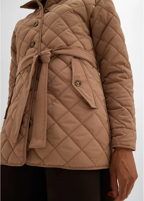 Leichte Steppjacke im Materialmix, bonprix
