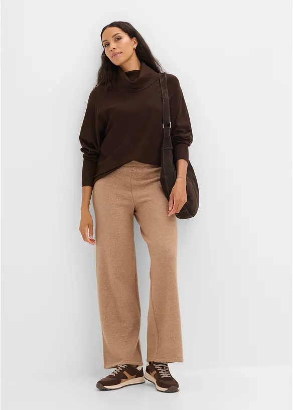 Rollkragenpullover aus Viskose-Mix, bonprix