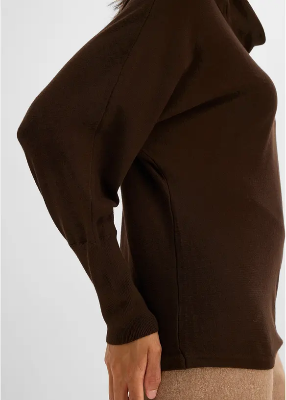 Rollkragenpullover aus Viskose-Mix, bonprix