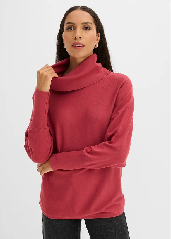 Pull col roul&eacute;, bonprix