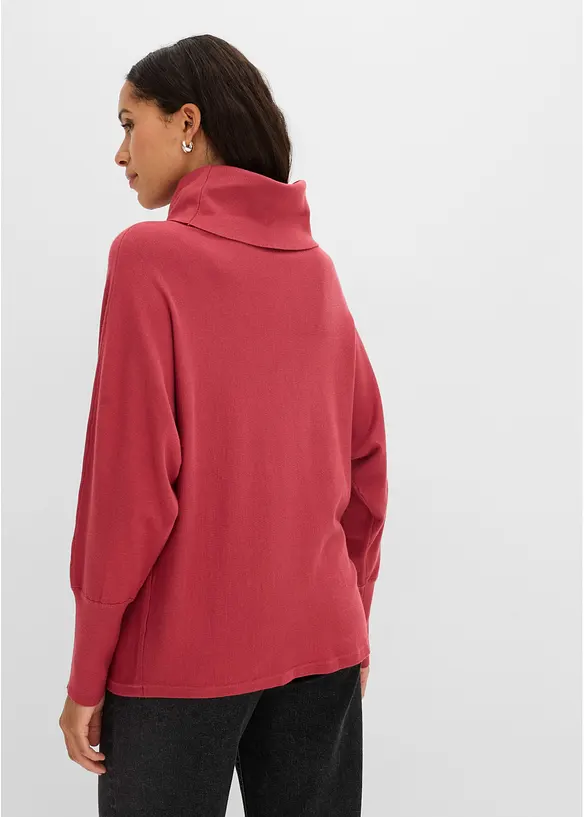 Pull col roul&eacute;, bonprix