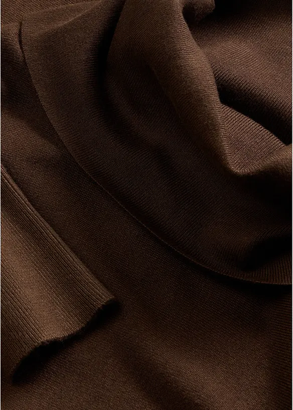 Rollkragenpullover aus Viskose-Mix, bonprix