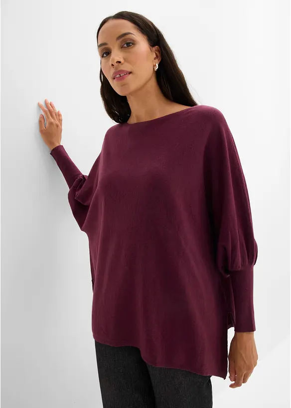 Strick-Cape mit Zipfelsaum, bonprix