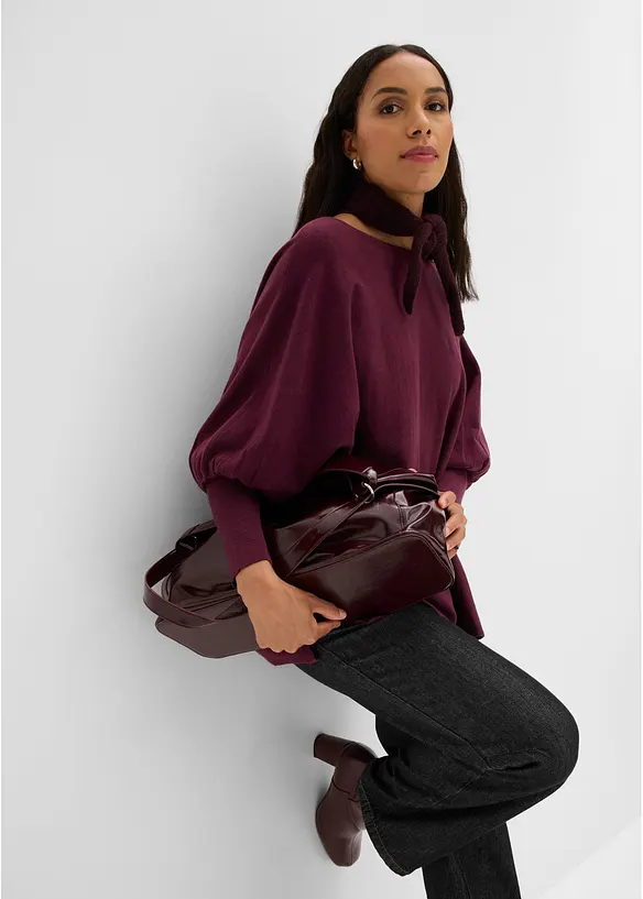 Strick-Cape mit Zipfelsaum, bonprix