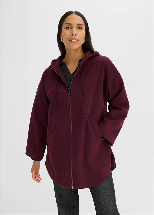 &Uuml;bergangsjacke, Wollimitat, bonprix