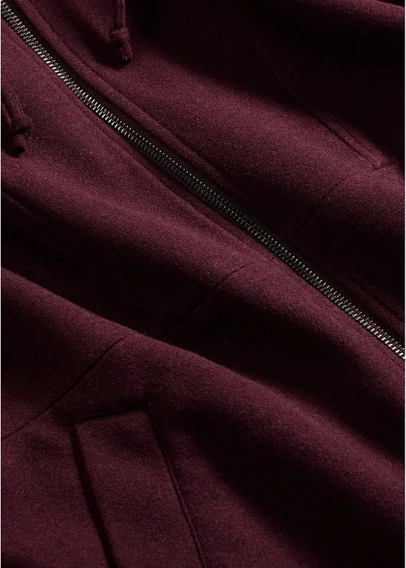 &Uuml;bergangsjacke, Wollimitat, bonprix