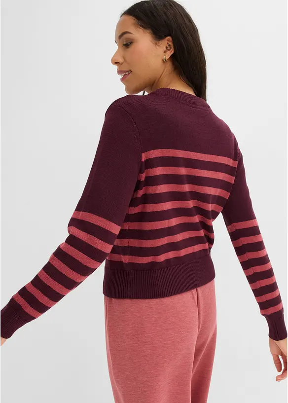 Gilet raccourci en maille, bonprix