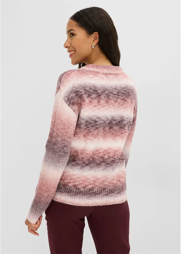 Strickpullover mit Wollanteil, bonprix