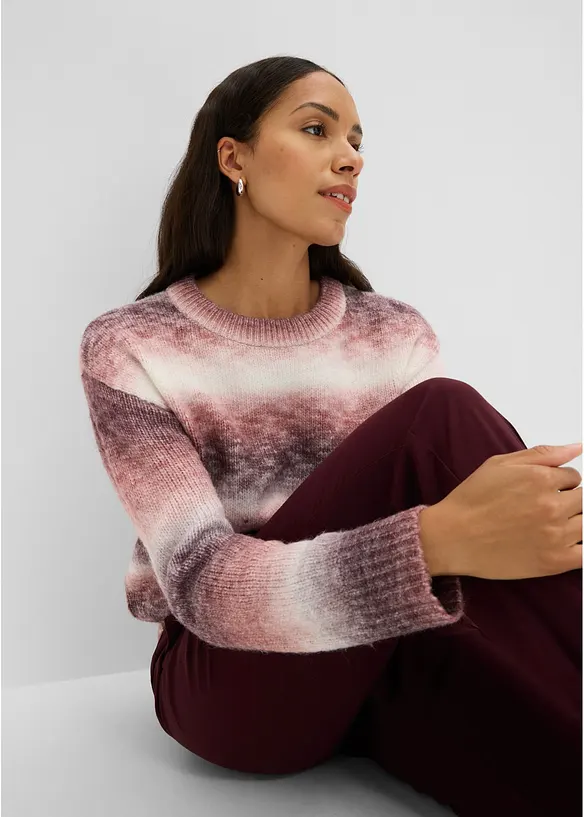 Strickpullover mit Wollanteil, bonprix
