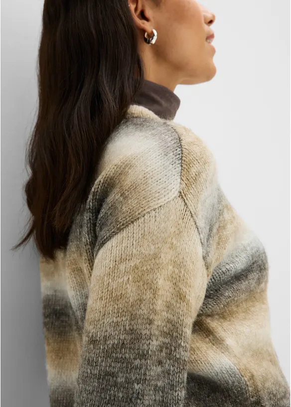 Strickpullover mit Wollanteil, bonprix