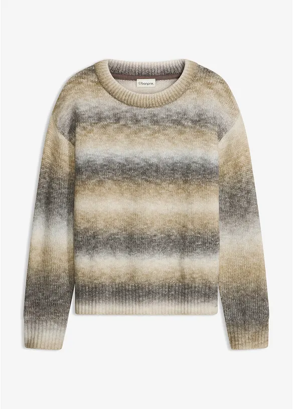 Strickpullover mit Wollanteil, bonprix