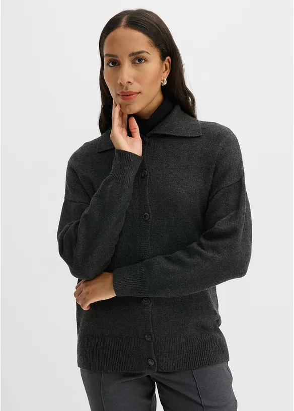 Lockere Strickjacke aus Viskose-Mix, bonprix