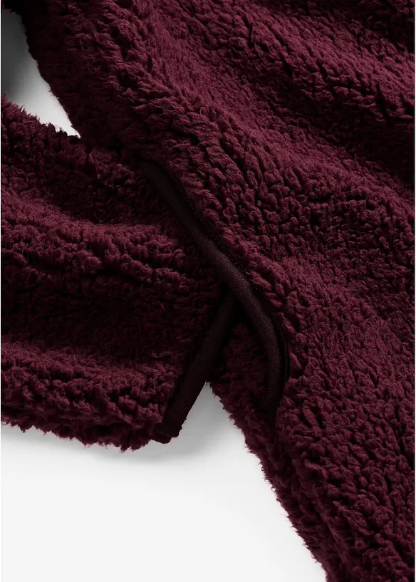 Sweat zipp&eacute; en sherpa, bonprix