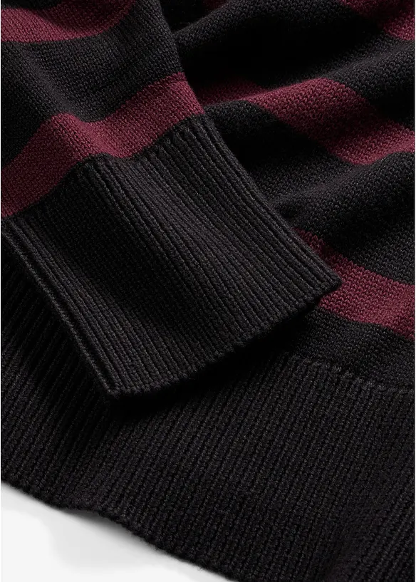 Oversize-Pullover aus Baumwoll-Mix, bonprix