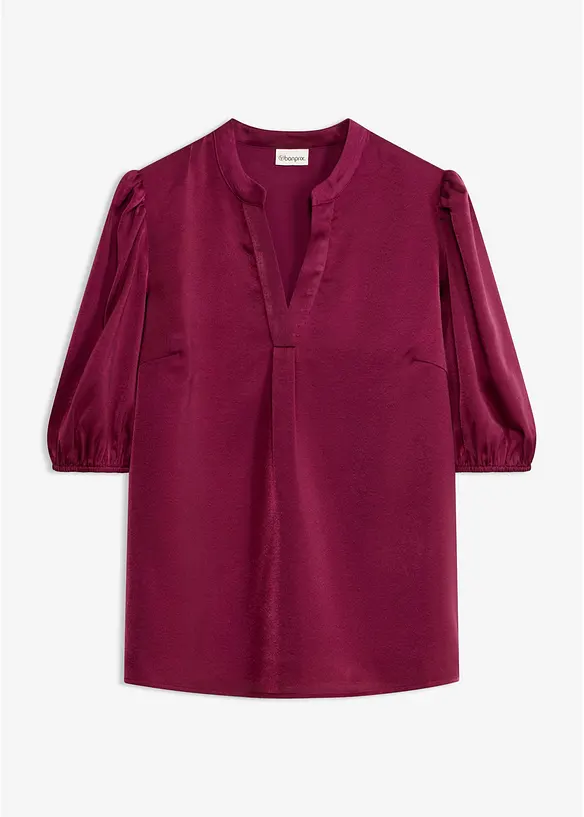 Blouse en satin fluide, bonprix